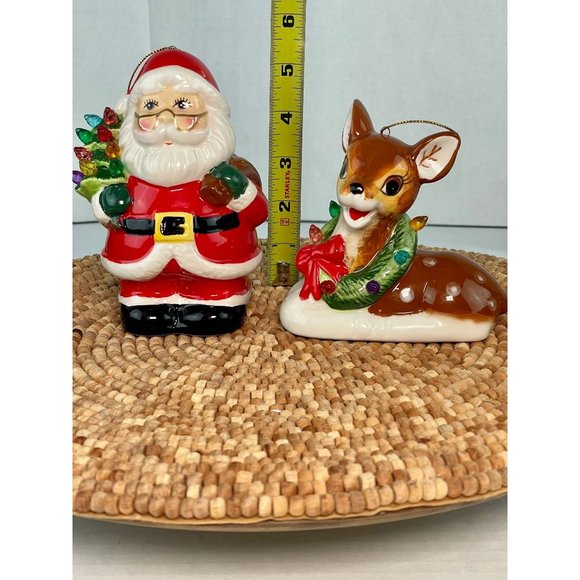 Mr. Christmas Santa and Reindeer Light-Up Set, Mister Christmas Retro Lite Up - Picture 10 of 10